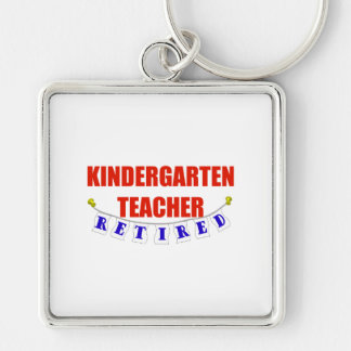 RETIRED KINDERGARTEN TEACHER KEYCHAIN