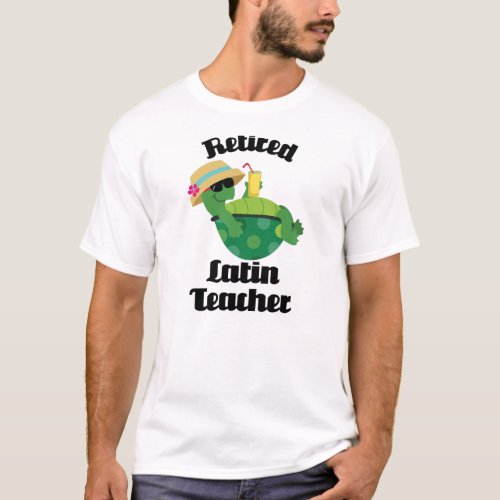 Retired Latin Teacher Gift T_Shirt