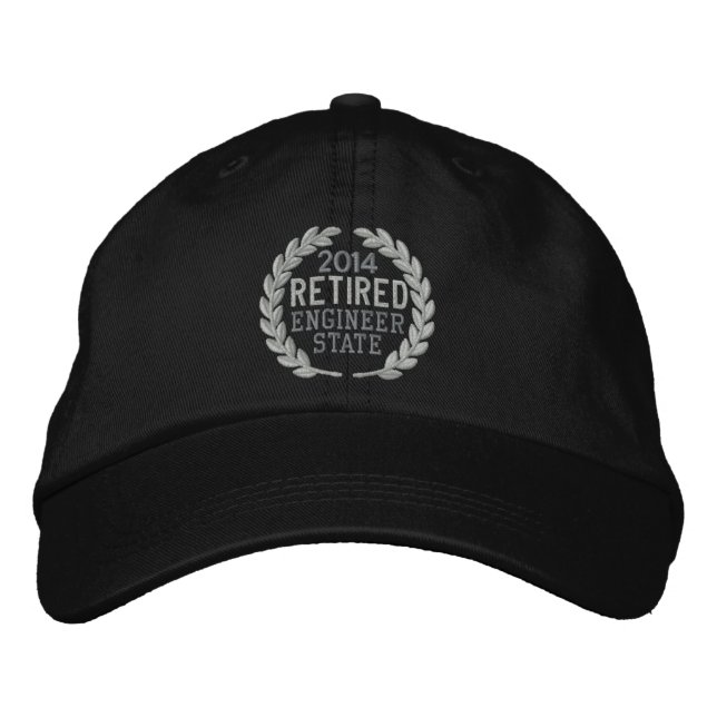 Retired Laurels Personalize it!  Embroidered Cap (Front)