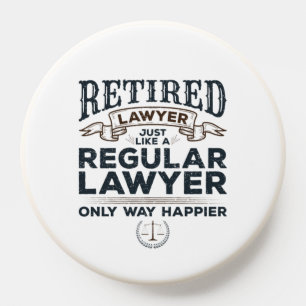 Retired Lawyer Attorney Retirement Way Happier PopSocket