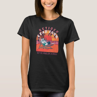 Retired Lead Cook Vintage Retirement T-Shirt