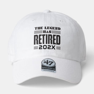 Retired Legend Coworker Retirement Swag Keepsake 47 Brand Hat