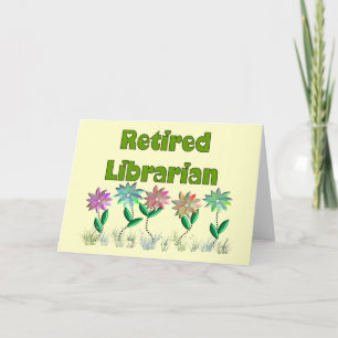 Retired Librarian "Spring Sensation" Card