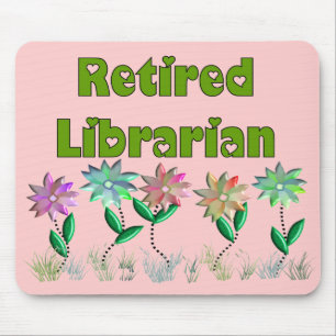 Retired Librarian "Spring Sensation" Mouse Pad