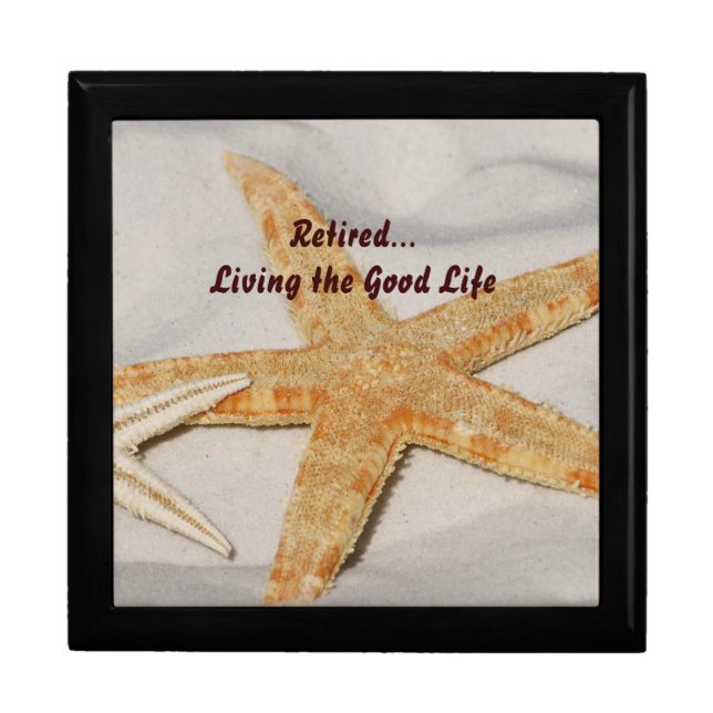 Retired...Living the Good Life Keepsake Box (Front)