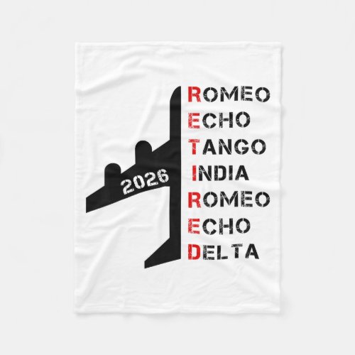 Retired Lot 2026 Phonetic Alphabet Retirement Gift