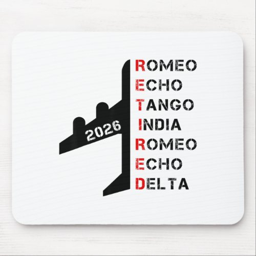 Retired Lot 2026 Phonetic Alphabet Retirement Gift