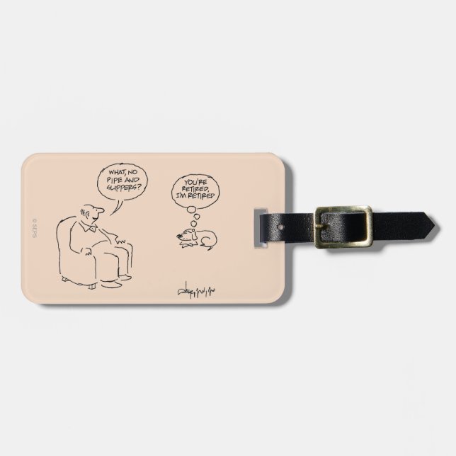 Retired Luggage Tag (Front Horizontal)