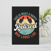 Retired Man Funny Retirement  (Standing Front)