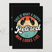 Retired Man Funny Retirement  (Front/Back)