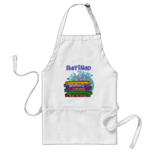 Retired Math Teacher Gifts Adult Apron