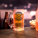 Retired Mechanic | Full Time Grandpa Typography Frosted Glass Beer Mug<br><div class="desc">Doesn’t your one-of-a-kind grandpa deserve a one-of-a-kind Father’s Day for all that he has done for you? This year, instead of giving him a generic, store-bought gift, create your own custom beer glass. It’s the perfect way to show your grandpa how much he means to you. Great retro typography and...</div>