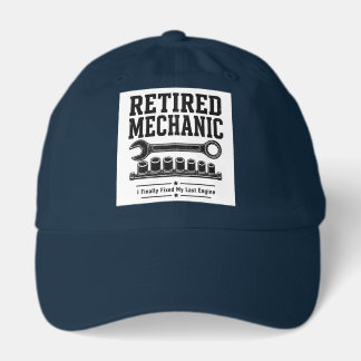Retired Mechanic Hat - I Finally Fixed My Last E