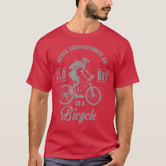 Retired Mens Mountain Bike Biking Cycling MB Bicyc T-Shirt