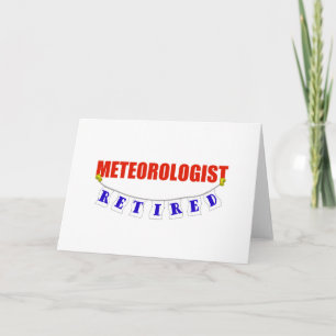 RETIRED METEOROLOGIST CARD