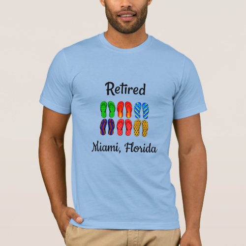 Retired _ Miami Florida T_Shirt