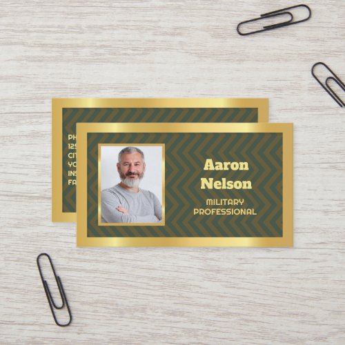 Retired Military Custom Photo