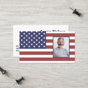 Retired Military Photo Calling Card