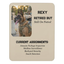 Retired Military Working Dog