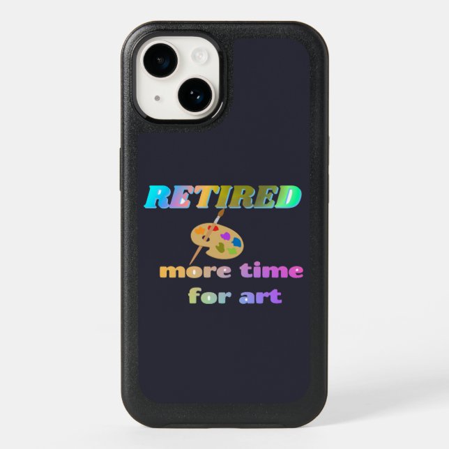 Retired...More Time for Art Otterbox iPhone Case (Back)