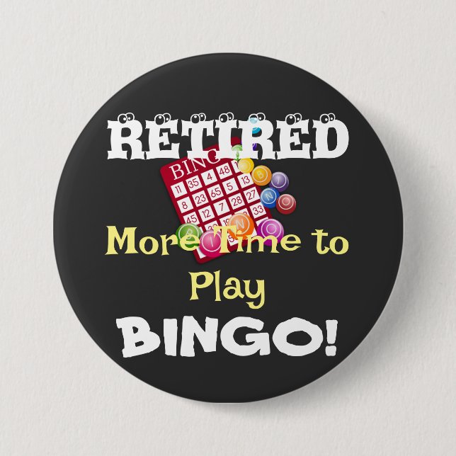 RETIRED - More Time to Play BINGO! Button (Front)