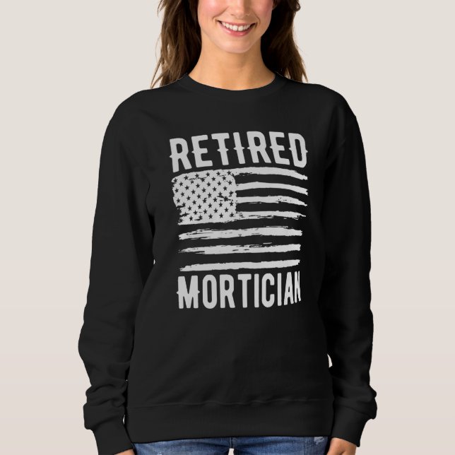Retired Musician Profession American Flag Premium Sweatshirt (Front)