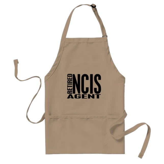 Retired NCIS Agent Adult Apron (Front)