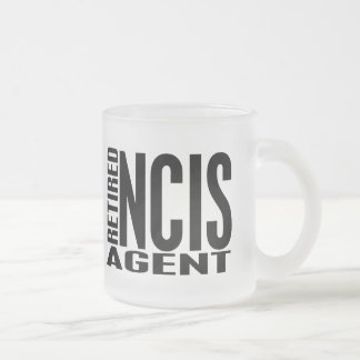 Retired NCIS Agent Frosted Glass Coffee Mug