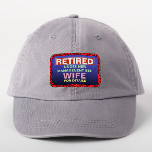 Retired New Management Wife Fun Personalize Patch
