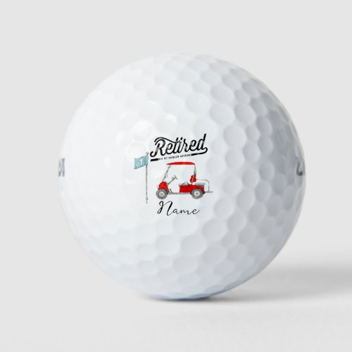 Retired  Not My Problem Anymore for golfer  Golf Balls