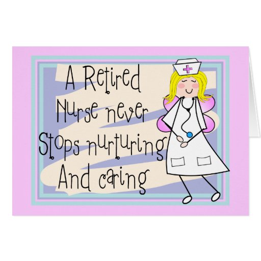 Retired Nurse Angel Art Cards & Gifts | Zazzle