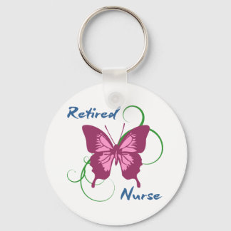 Retired Nurse (Butterfly) Keychain