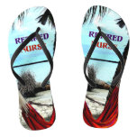 Retired Nurse, Hammock under the Palm Trees Flip Flops Retired Nurse, Hammock under the Palm Trees Flip Flops