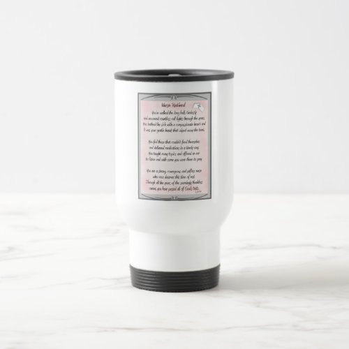 Retired Nurse Poem gifts by Gail Gabel RN Travel Mug