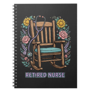 Retired Nurse Rocking Chair Notebook