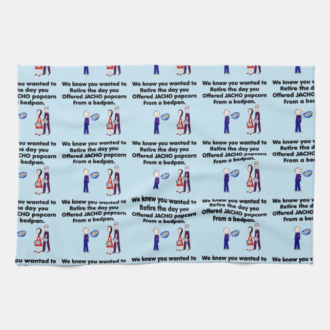 Retired Nurse Story Art JACHO   Kitchen Towel (Horizontal)
