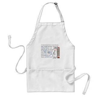 "Retired Nurse"  Story Art--Unique Gift Items Adult Apron
