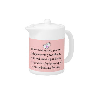 Retired  Nurse Teapot