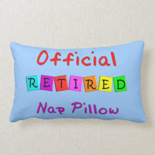 Retired "Official Nap Pillow" Lumbar Pillow