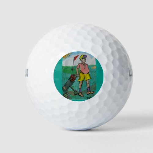 Retired Old Fart out Golfing _ Golfball Golf Balls