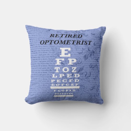 Retired Optometrist Pillow