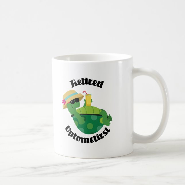 Retired Optometrist (Turtle) Coffee Mug (Right)
