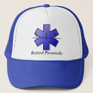 Retired Paramedic Gifts Trucker Hat
