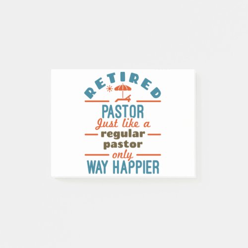 Retired Pastor Preacher Retirement Funny Happier