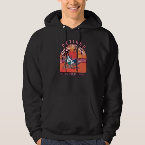 Retired Personal Fitness Trainer  Vintage Retireme Hoodie