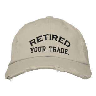 Retired Personalize it!  Embroidered Cap