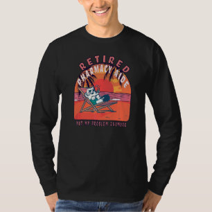 Retired Pharmacy Aide Vintage Retirement T-Shirt
