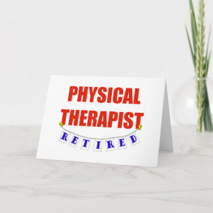 RETIRED PHYSICAL THERAPIST CARD
