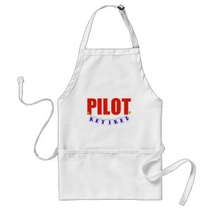 RETIRED PILOT ADULT APRON