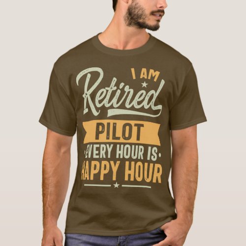 Retired Pilot Gift Ideas Pilot Retired Gifts  T_Shirt